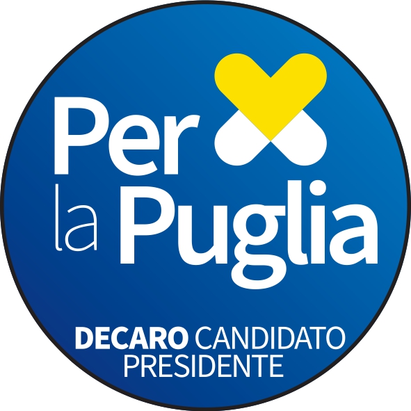 Logo Per la Puglia - Decaro candidato presidente